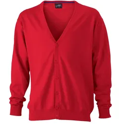 V-Neck Cardigan "JN661" - XL - red