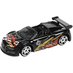 Toi-Toys Metall-Truck mit 6 Rennwagen
