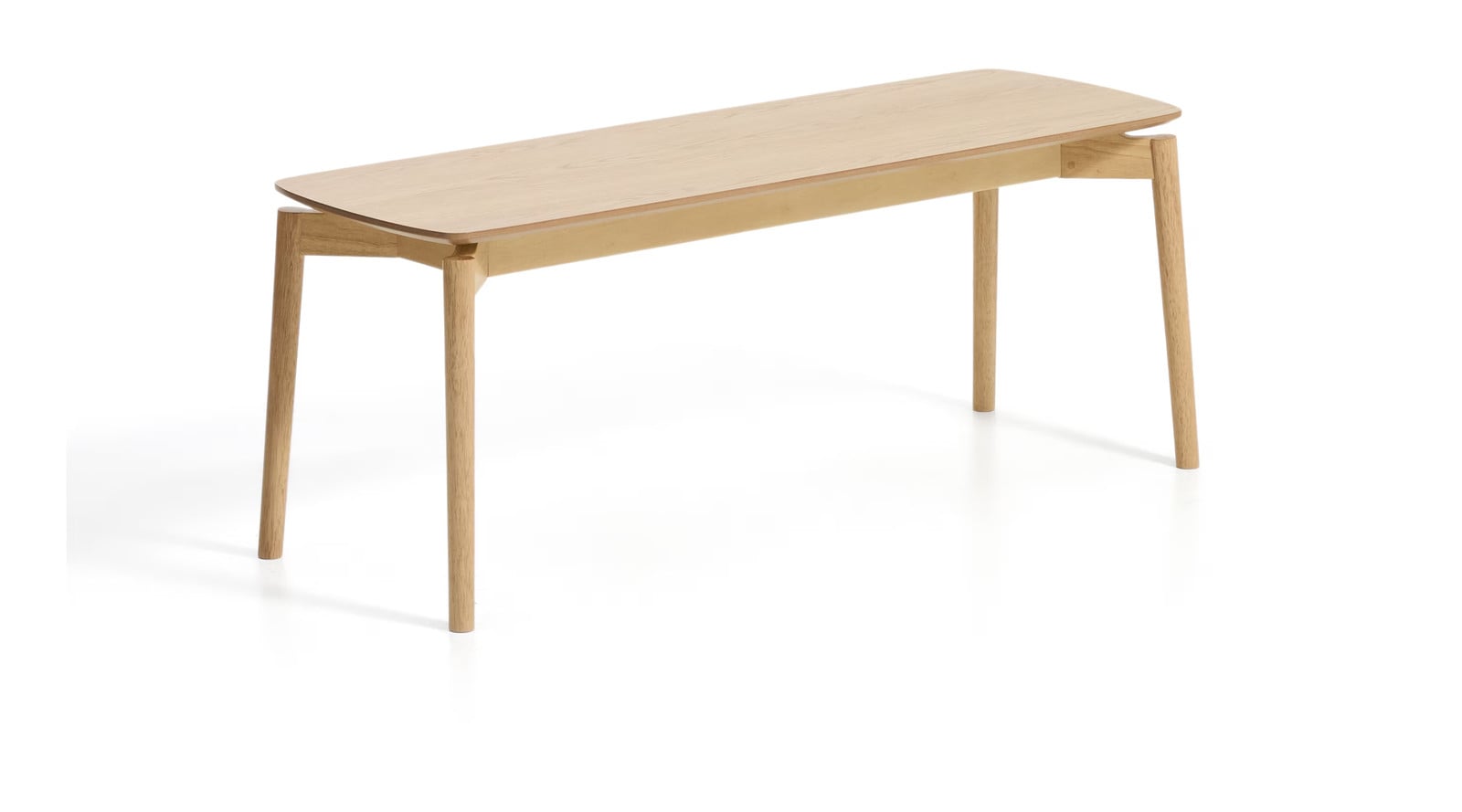 Kave Home Bankje Evera Eiken, Naturel