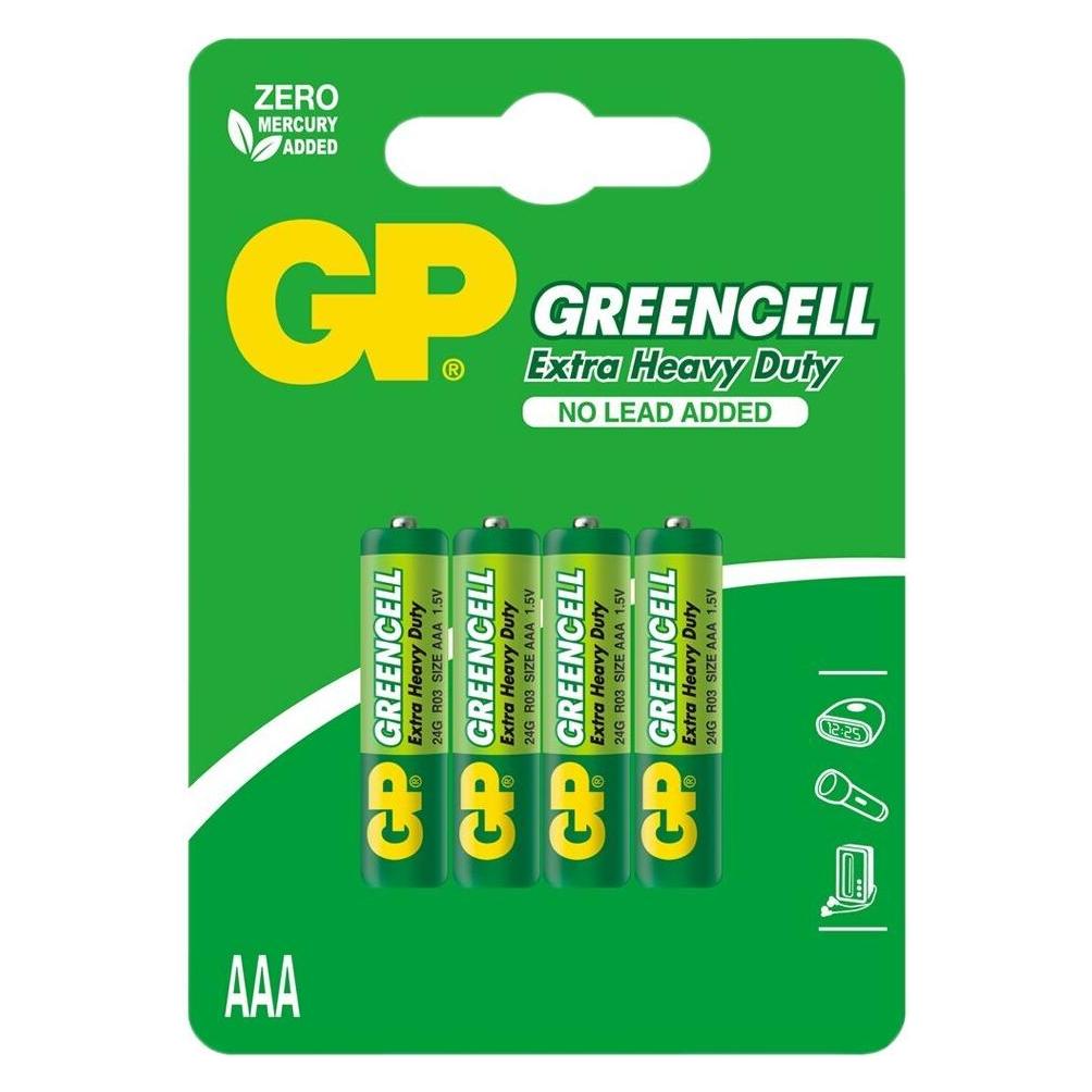 GP Batteries Greencell (4 Stk., AAA) (02024GC4)