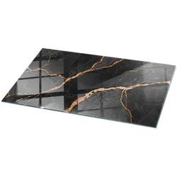 TISCHPLATTE 60x60 cm Marmormuster mit Adern