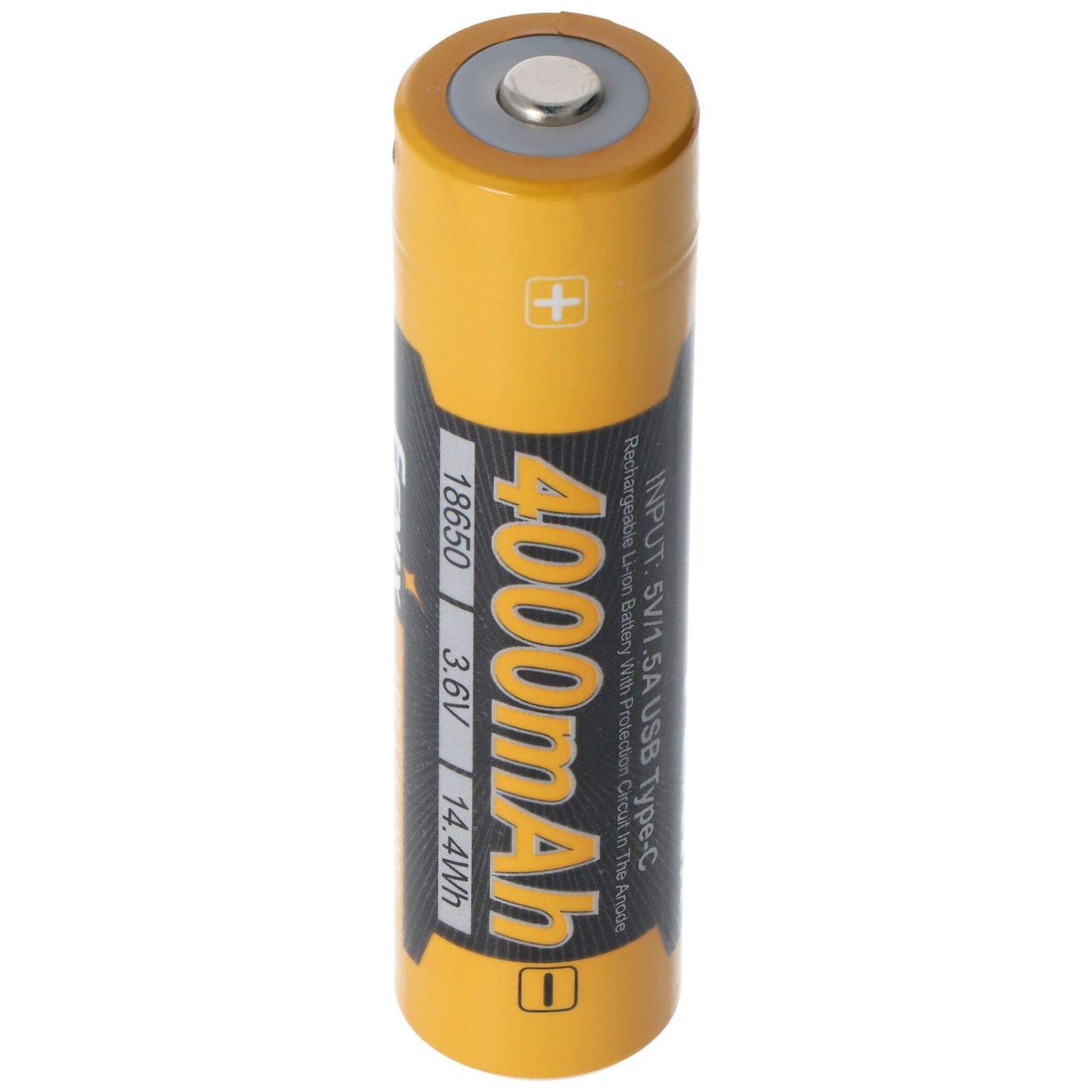 Fenix ARB-L18-4000U 18650 Li-Ion batterij met USB-C oplaadpoort 4000mAh 3.6V
