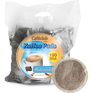 Cafeclub Kaffeepads Supercreme Naturmild, leichte Röstung, Arabica & Robusta, 100 Pads, 100 Stück