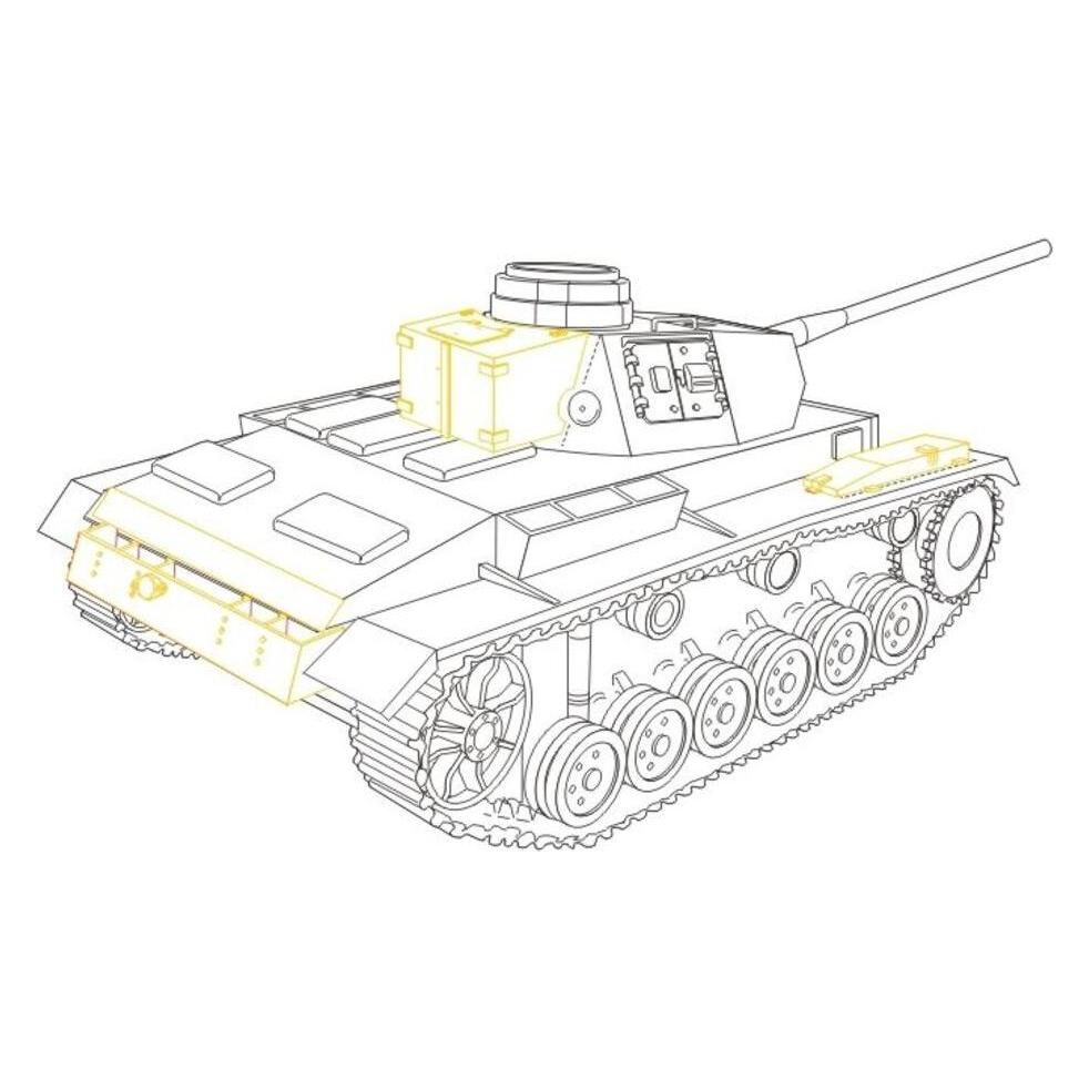 CMK Pz.Kpfw. III Ausf. L "control tank" für Tamiya-Bausatz (129-8019)