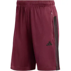 adidas Workout Essentials Base 3-Streifen Pique 9" Trainingsshorts Herren KS6276 - maroon/black L