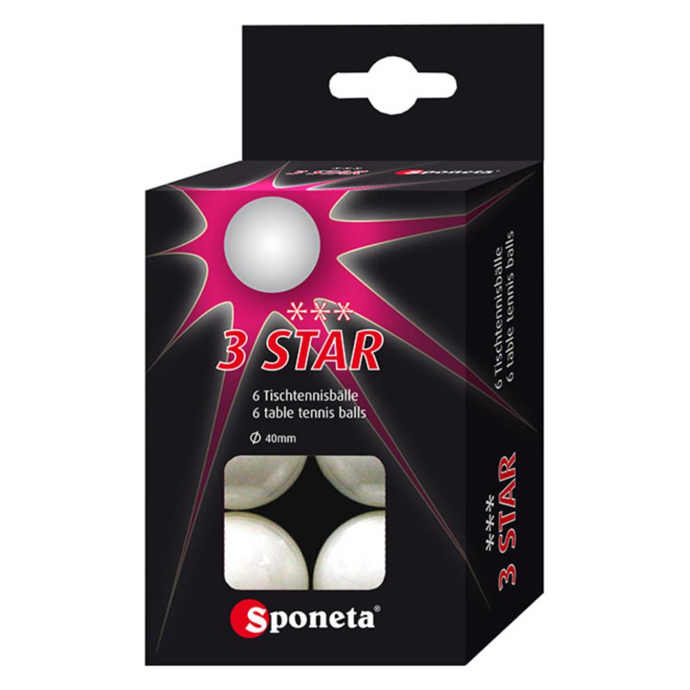 Sponeta Tischtennisbälle (6 Stk.) (13438729)