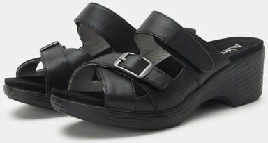 Women's Sierra Wedge Sandal by Alegria in Black (Size 38 M)