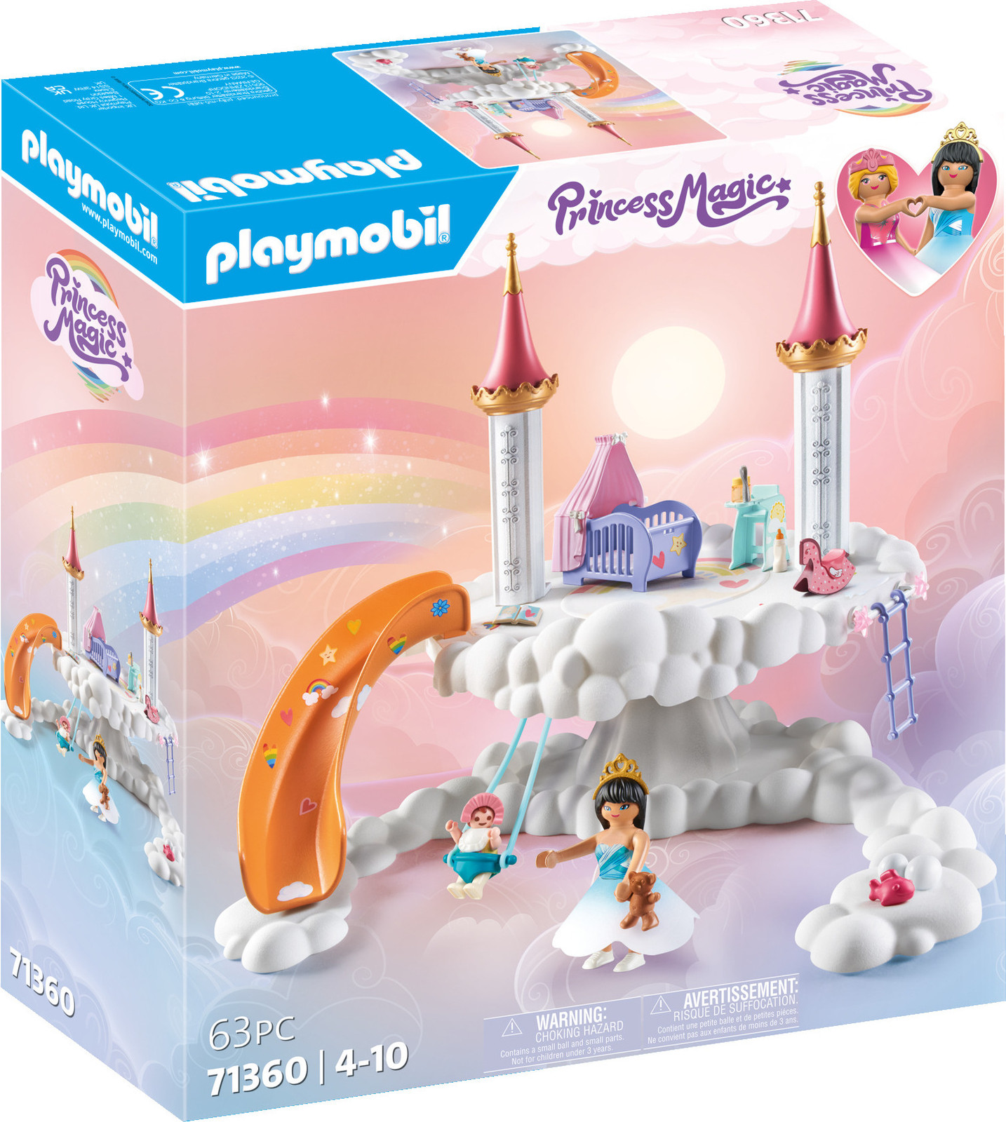 Playmobil 71360 Cloud Nursery Princess Magic speelset met 63 onderdelen
