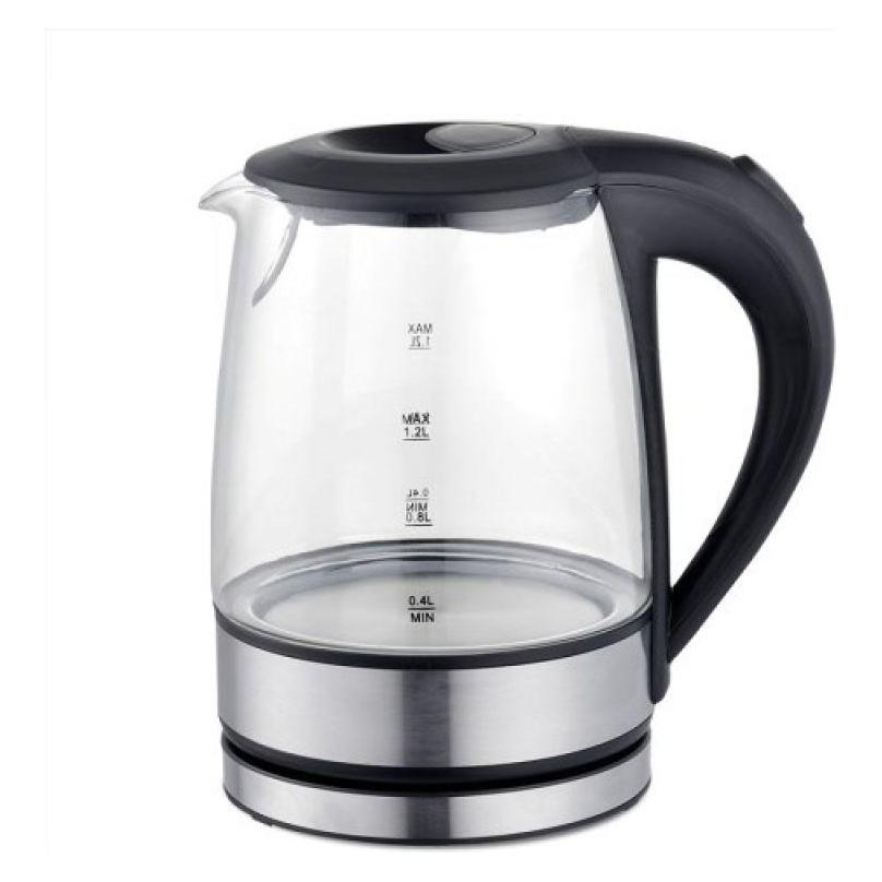 Maestro Czajnik elektryczny szklany 1630W MR-062-BLACK (1.20 l) (MR-062-BLACK)