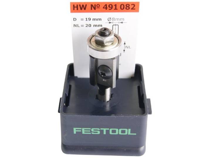Festool Fraise à affleurer à plaquettes réversibles HW S8 D19/20WM Z2