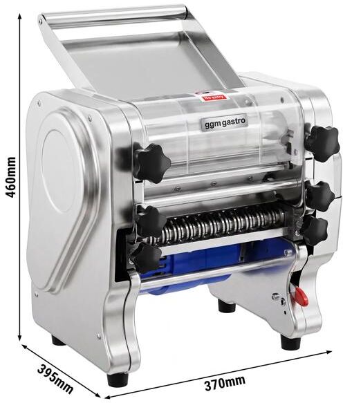 GGM Gastro Elektrische pastamachine met deegroller – rollengte 220 mm – 8 kg/u