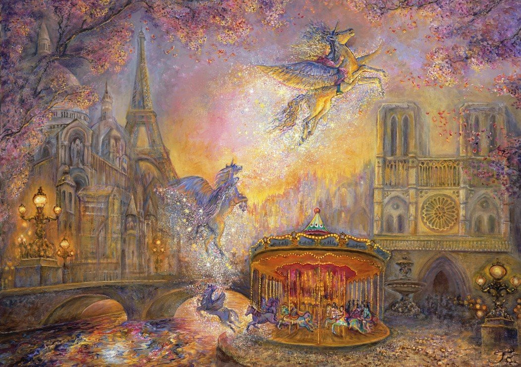 Grafika Puzzel Josephine Wall Magische Draaimolen 1500 stukjes Fantasy