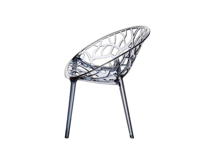 Chaise empilable - CLP - CRYSTAL - Cuir synthétique - 6 couleurs - Design moderne et chic