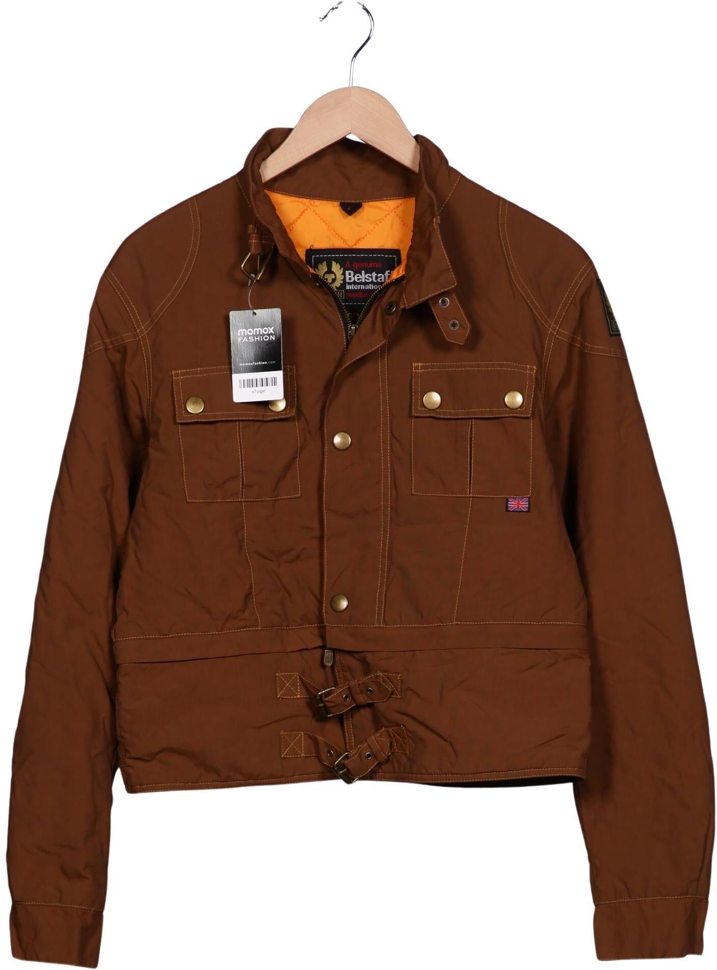 Belstaff Damen Jacke, Braun, Gr. L, Synthetik - Second Hand