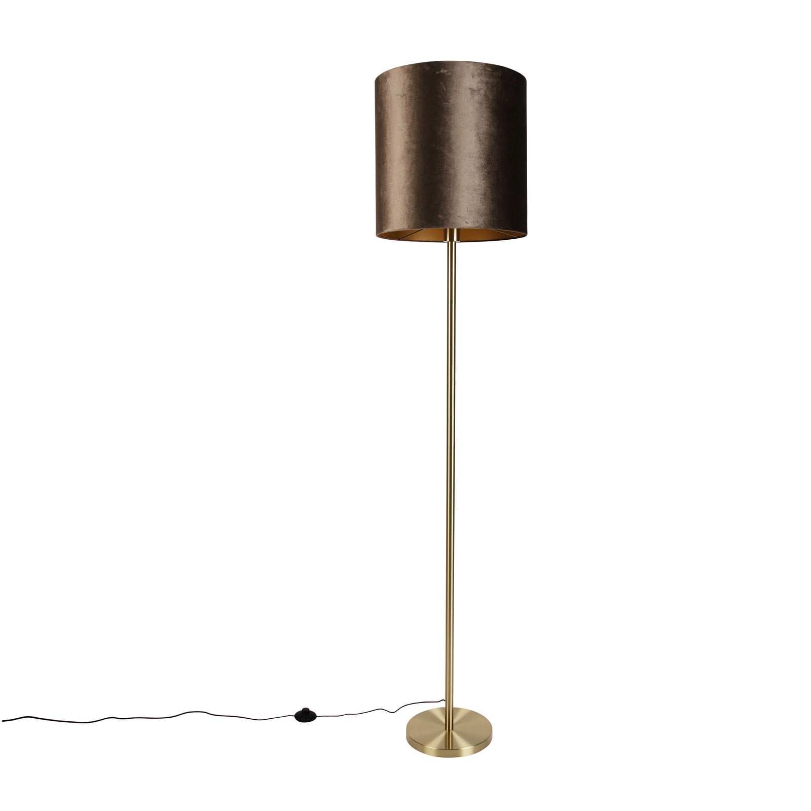Qazqa Vloerlamp voor woonkamer en slaapkamer