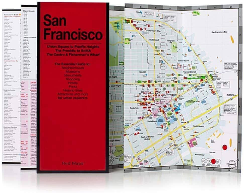 Red Maps San Francisco, Californie   Cartes rouges