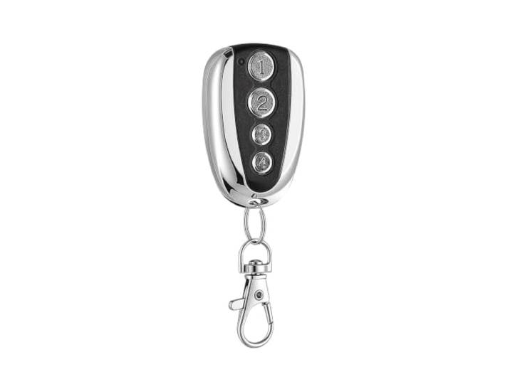 VEVOR Télécommande Porte Garage 4 Boutons Émetteur Porte Garage Portée 35 m Compatible ZTQ800\, ZTQ1000\, ZTQ-1/2HP\, ZTQ-3/4HP et EIKIA600\, Contrôle 4 Portes\, Cryptage à Code Tournant\, Pile 12 V 27 A