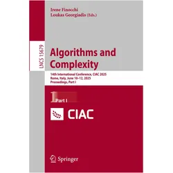 Algorithms and Complexity, Fachbücher von Irene Finocchi, Loukas Georgiadis