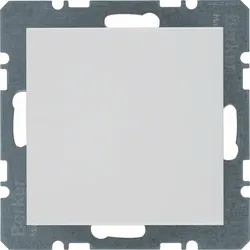 Berker 10098989 Blindverschluss mit Zentralstück S.1 polarweiß, glänzend