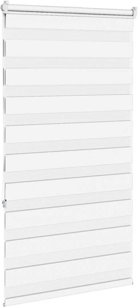 George Oliver Zebra Blind Polyester White 80cmW x 150cmL