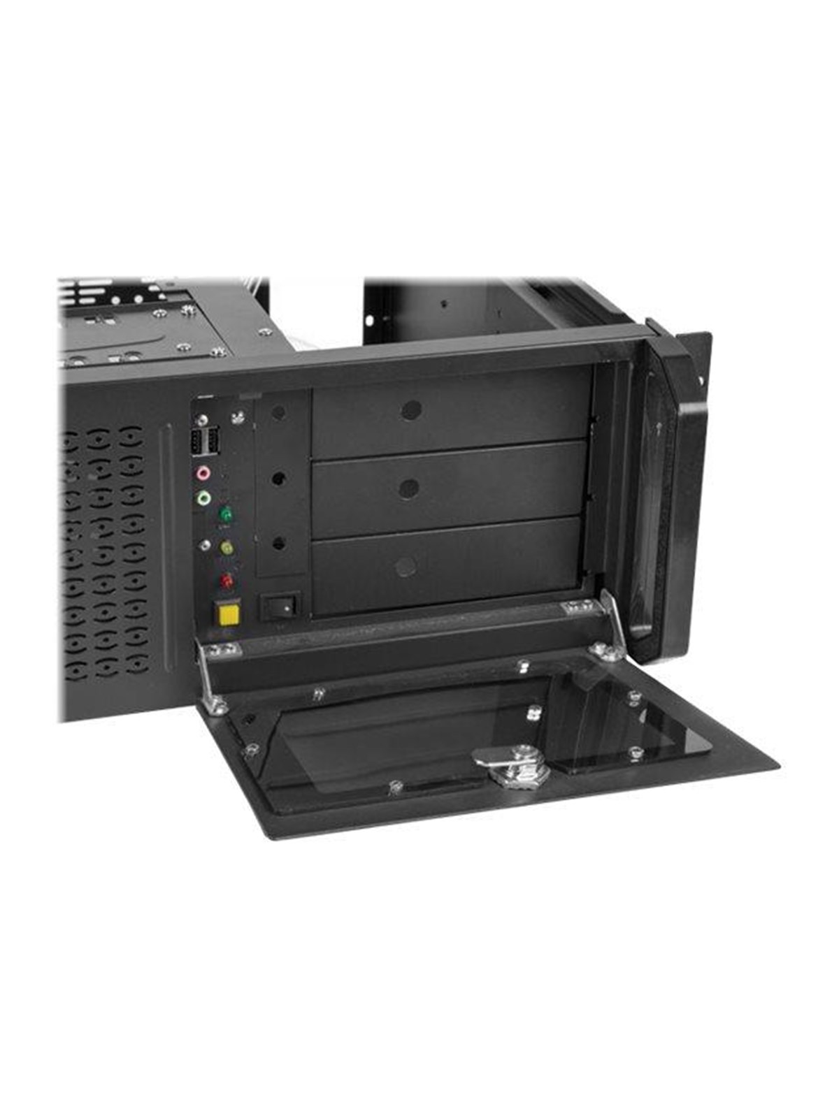 Lanberg - rack-mountable - 4U - ATX - Gehäuse - Server (Rack) - Schwarz