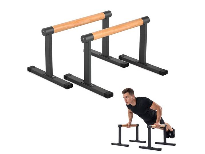 Relaxdays Parallettes aus Holz