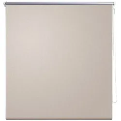 Helloshop26 - Verdunklungs-Rollo beige 140 x 175 cm Fenster Vorhang Sichtschutz Rollladen