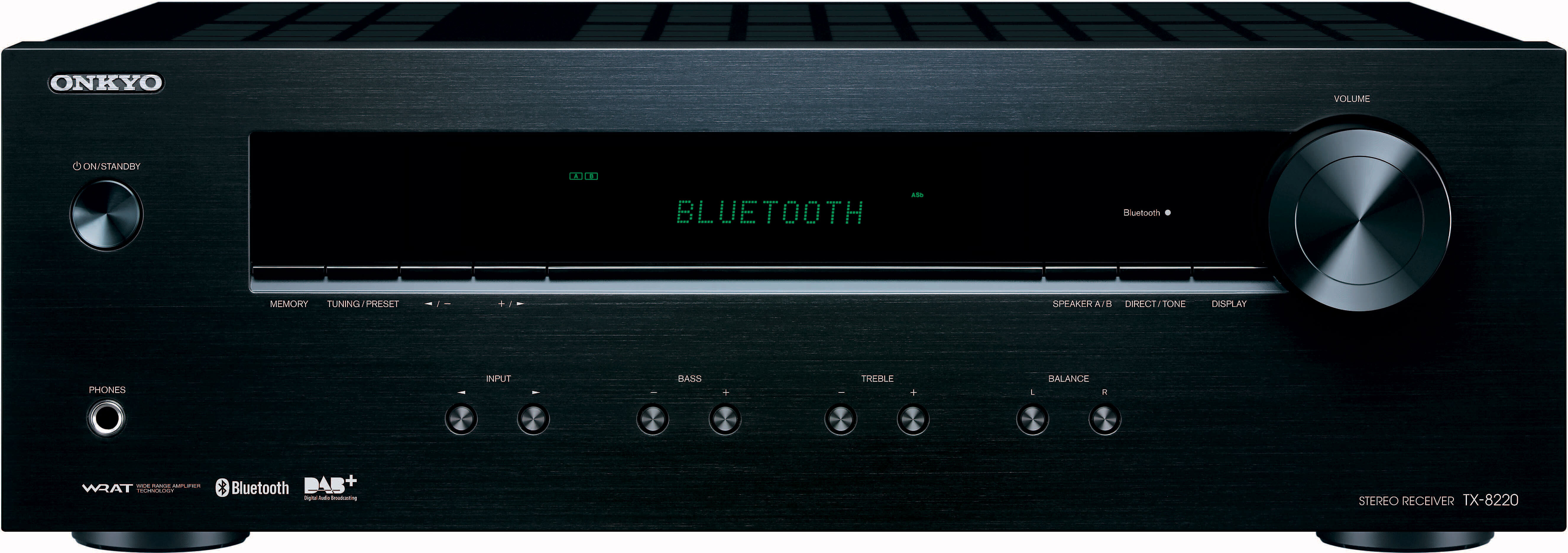 ONKYO TX-8220, 100 W, 2.1 Kanäle, Stereo, 140 W, 120 W, 80 W