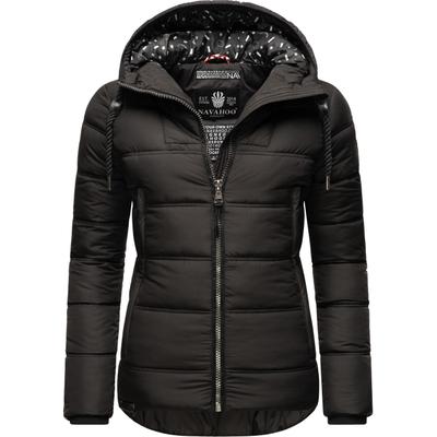 Steppjacke NAVAHOO "Renesmee", Damen, Gr. S (36), schwarz, Oberstoff: 100% Polyester. Futter: 100% Polyester. Wattierung: 100% Polyester. Ärmelfutter: 100% Polyester, figurbetont hüftlang, hoch geschlossener Ausschnitt, verstellbar...