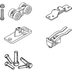 HAWA, Zubehör Türbeschlag, Schiebetürbeschläge