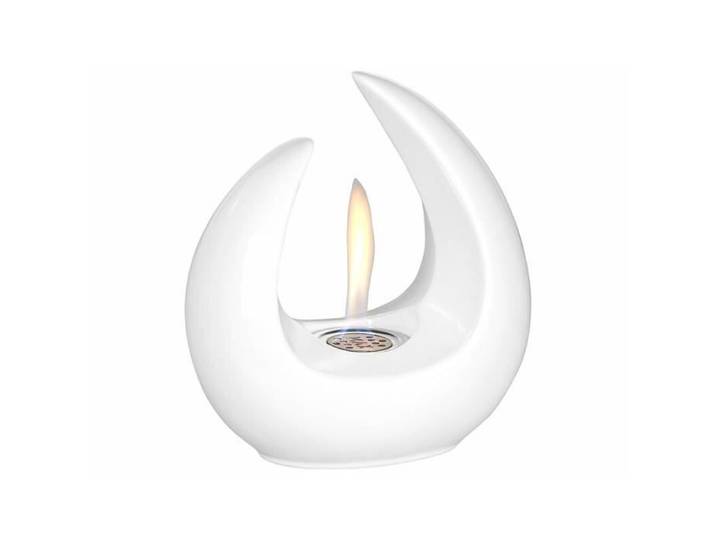 Brûleur de table - CARLO MILANO - Blanc - 53 ml - Céramique - Design contemporain