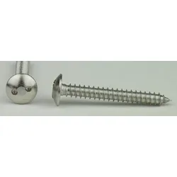 Rundkopf-Sicherheitsschrauben Zweilochantrieb SP10 Blechschrauben Edelstahl A2 C 4,8x50