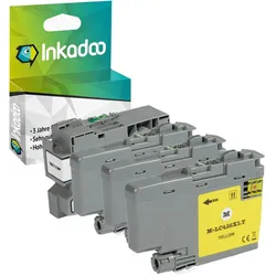 Inkadoo, Druckerpatrone, Multipack kompatibel zu Brother LC-426XL (BK, C, M, Y)