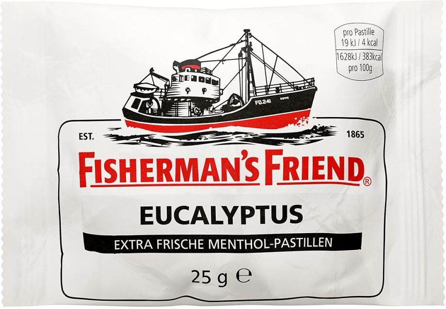 Fishermans Friend Eucalyptus mit Zucker Pastillen 25g