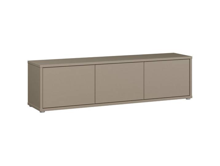 Carryhome Lowboard, Taupe, Kunststoff, 154.2x42.5x34.9 cm, Beimöbel erhältlich, Wohnzimmer, Wohnwände, Lowboards