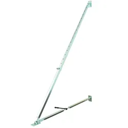 PITZL Wandstütze 3-teilig mit variablem Abstandshalter, Verstellbereich 1600-4200 mm (Feinverstellun