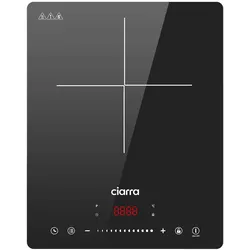CIARRA Einzel-Induktionskochplatte Induktionskochfeld 8 Stufen Timer VM1TIH