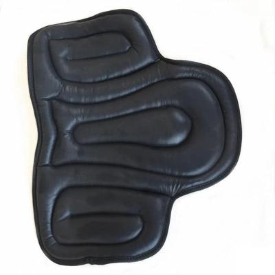 Horse Riding Saddle Pad Shock Absorbing Equestrian Seat Cushion black