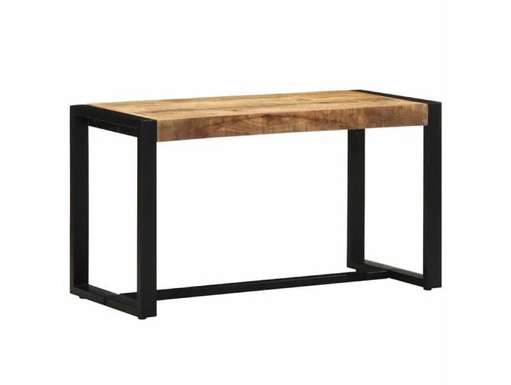 Banc d'entrée pour salon - Brun - Banc intérieur Rustique - 80x35x45 cm - bois massif - de manguier 2315