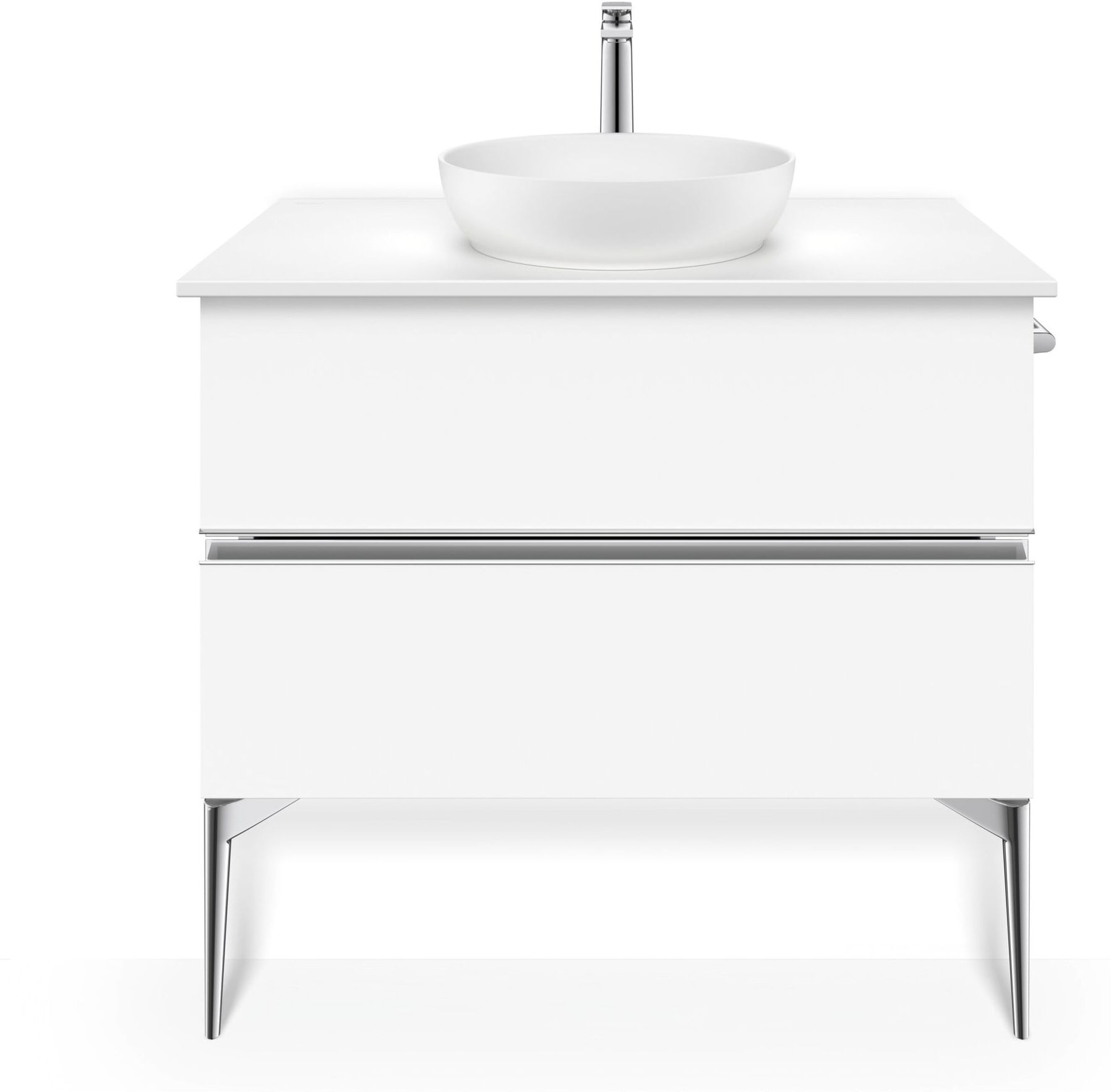 Duravit Sockelfuß Sivida 4 F., boden, f Waschtischunterschrank, chrom (SV9053010100000)