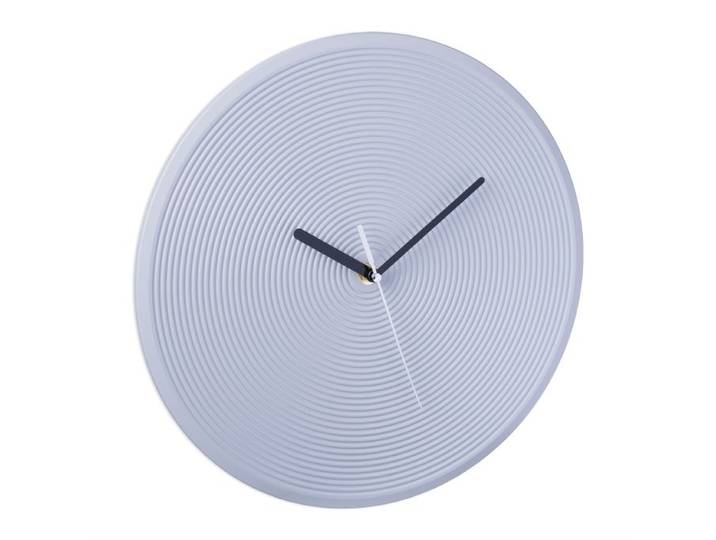 Relaxdays Graue Wanduhr ohne Zahlen