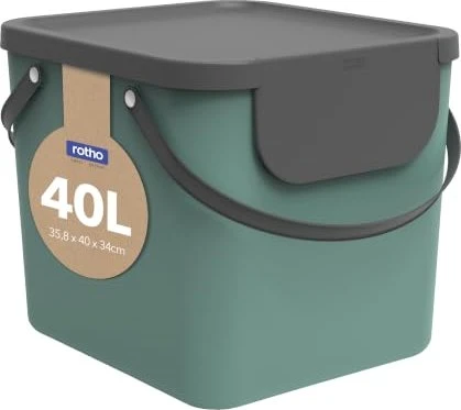 Rotho Abfalltrennsystem ALBULA Box 40l - grün