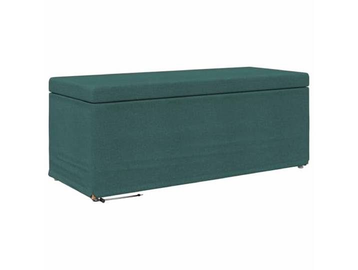 Makastle Hocker Dunkelgrün 101 x 41 x 40 cm Stoff und Pressholz