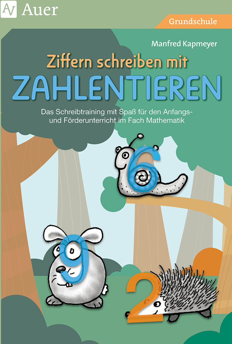 Auer Verlag Ziffern schreiben mit Zahlentieren
