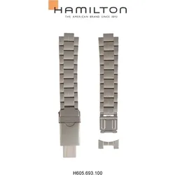 Hamilton - Khaki Field Mechanic Band-set Edelstahl H695.693.100 - silber