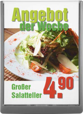 Durable Info-Display Click Sign, B 210 x H 297 mm, graphit, 5 Stück