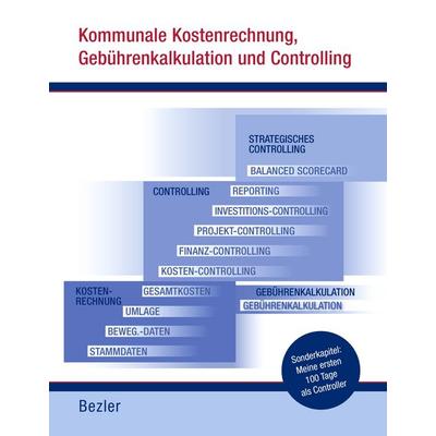 Kommunale Kostenrechnung, Gebührenkalkulation und Controlling, Gebundene Ausgabe von Alfred Bezler, BoD – Books on Demand, 978-3-7322-3761-6