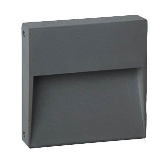 Franssen Wandspot Gevel Led Grey Aluminium Modern
