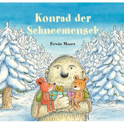 Konrad der Schneemensch, Gebundene Ausgabe von Erwin Moser, NordSüd Verlag, 978-3-314-10708-5