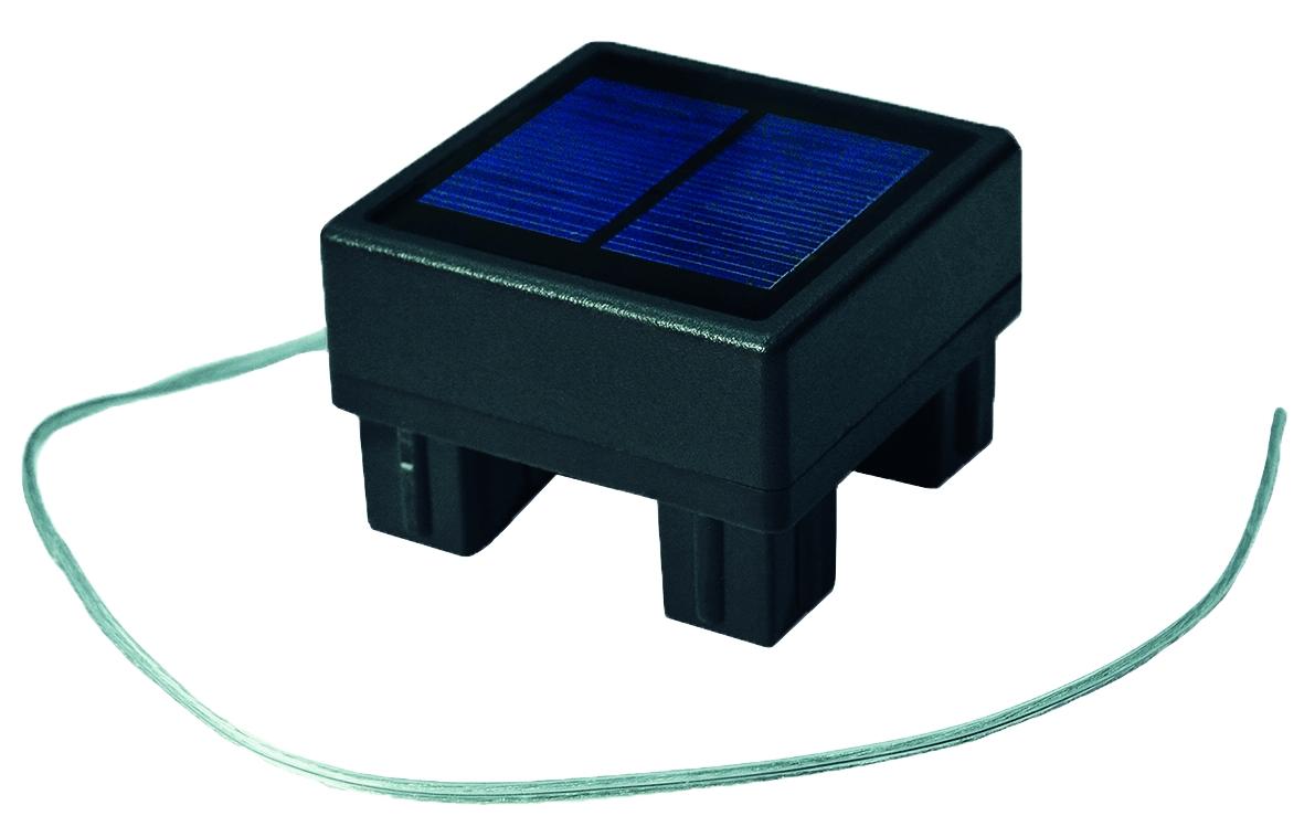 TETZNERJENT GOTLAND WPC-Steckzaun LED-Zwischenleiste, Solarkappe 16878590